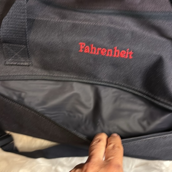 Christian Dior Fahrenheit Large Navy Canvas Duffle Bag - Picture 6 of 8